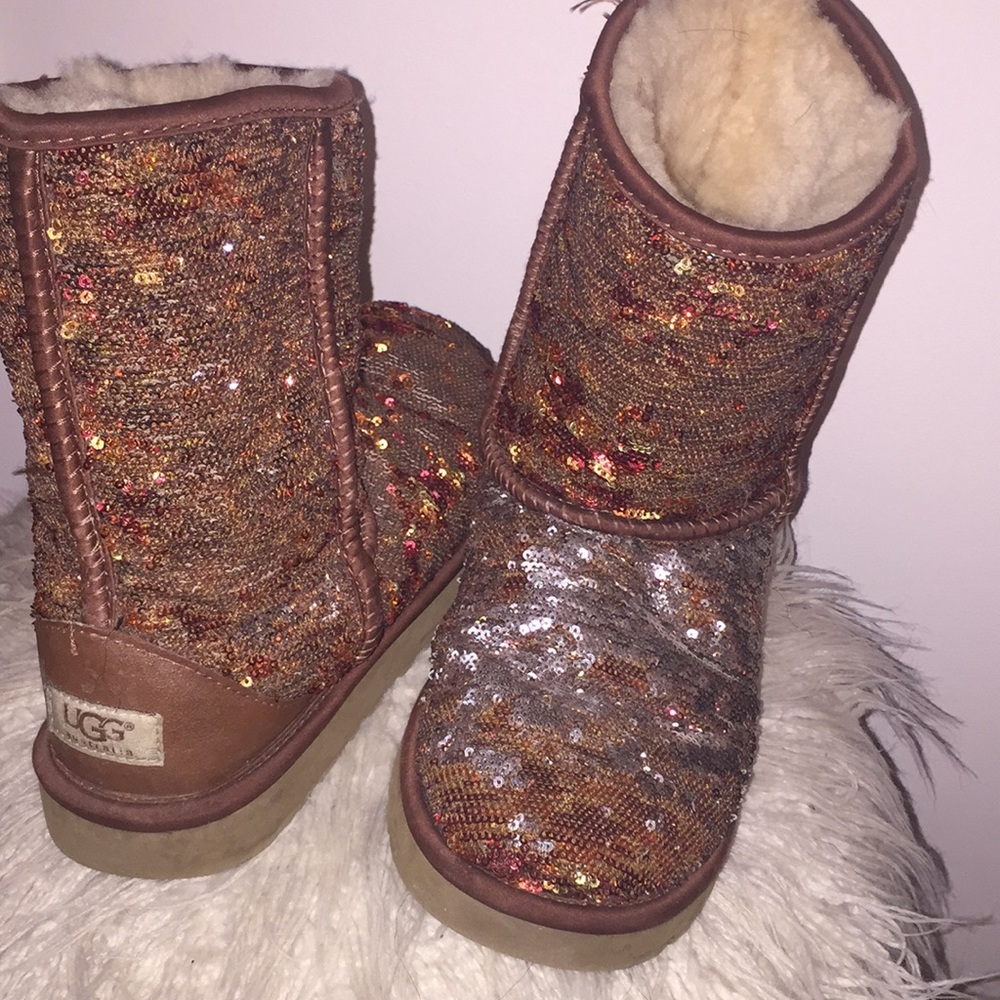 Sequin Ugg Boots